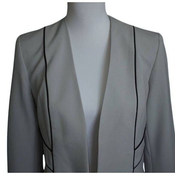 EVAN PICONE BLACK LABEL GRAY BLAZER SZ.4 EUC. - Picture 3 of 9